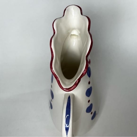 Vintage Hen Ceramic Hand Painted Pitcher FWC Made In Thailand - Picture 8 of 15